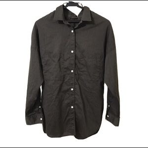 Adam Et Rope Womens Brown Button Down Japan M L